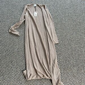 Small, tan coverup/sweater